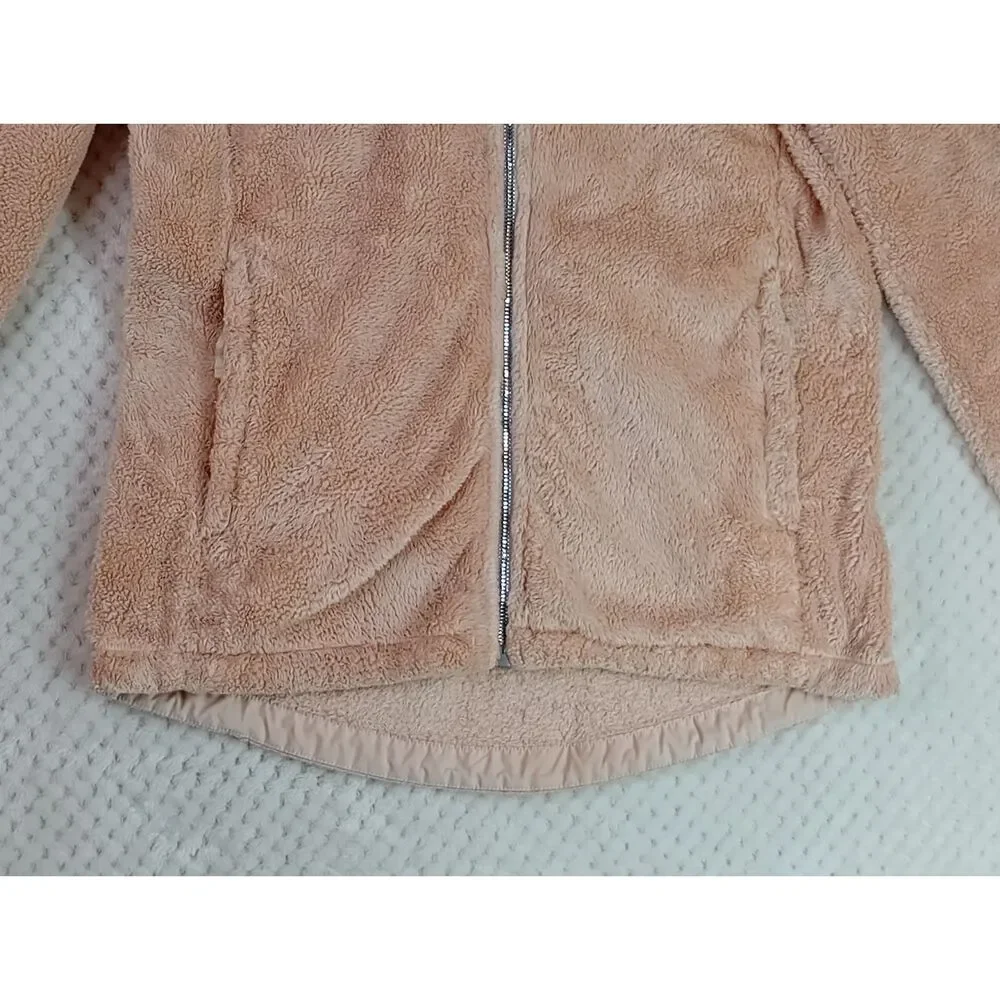 The North Face Osito Jacket Women's Medium Pink Teddy Fleece Jacket